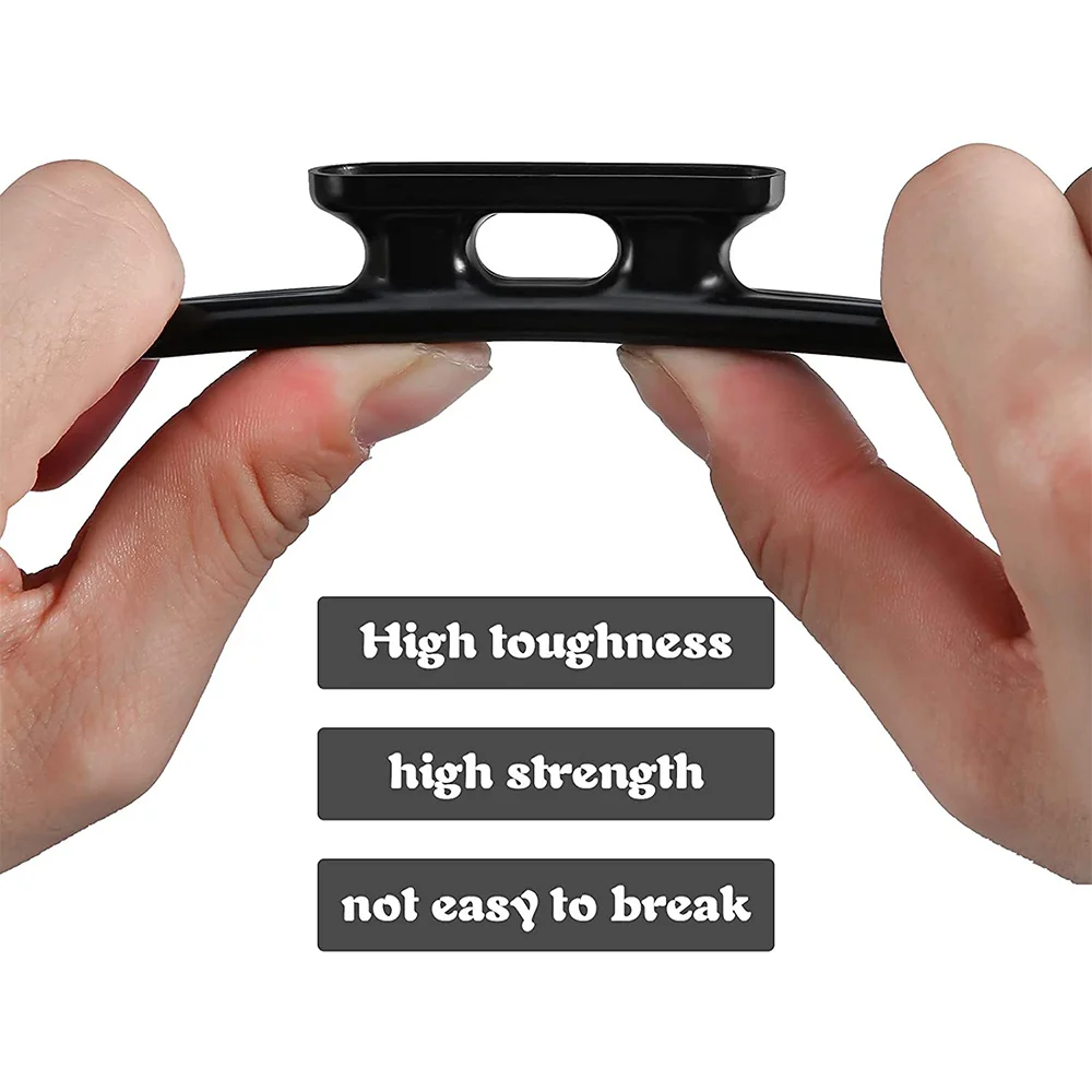 Conjunto de chuteiras para doca, chuteiras de nylon preto para caiaque e canoa, 4 polegadas, 4pack