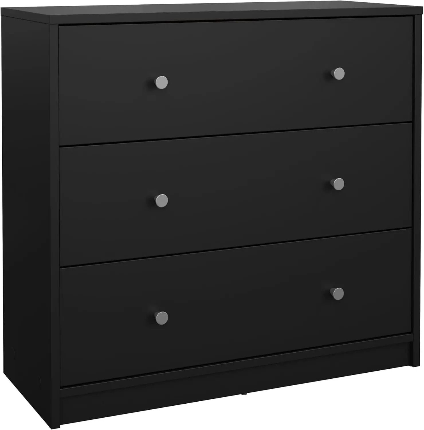 

Portland 3 Drawer Chest, Black