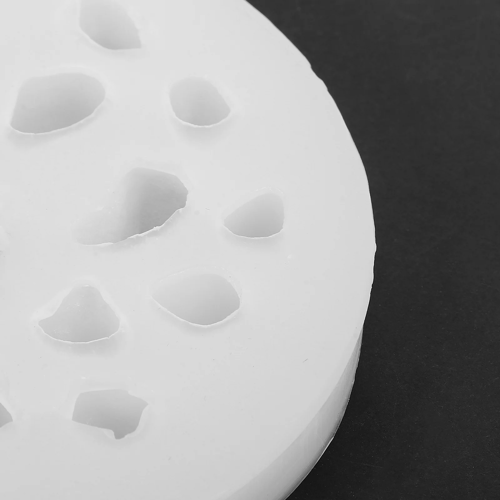 1 قطعة قالب صخور السيليكون لتقوم بها بنفسك قالب الحجر للحرف اليدوية الراتنج قالب مرن عالي الشفافية ملحقات ديكور المنزل الإبداعي