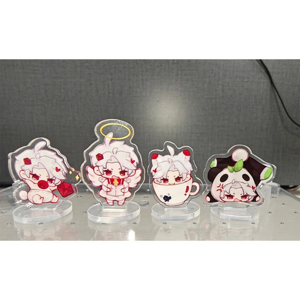 Game Love and Deepspace Sylus Rafayel Xavier Zayne Caleb Q-version Cute Acrylic Signboard Standee Model Decoration Keychain