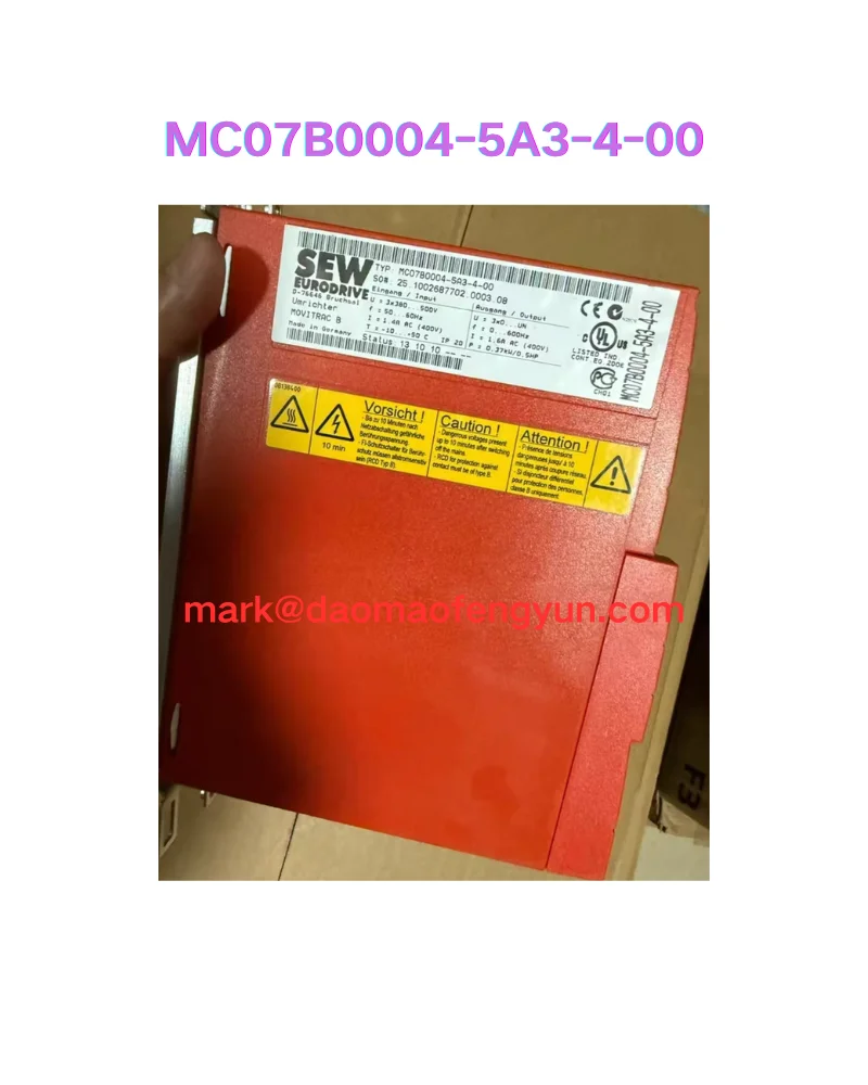 

MC07B0004-5A3-4-00 Brand new frequency converter