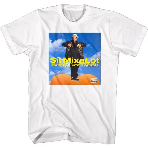 Sir Mix A Lot - Got Back Cover T-Shirt - White Y2K tops Unisex Summer Short Sleeve