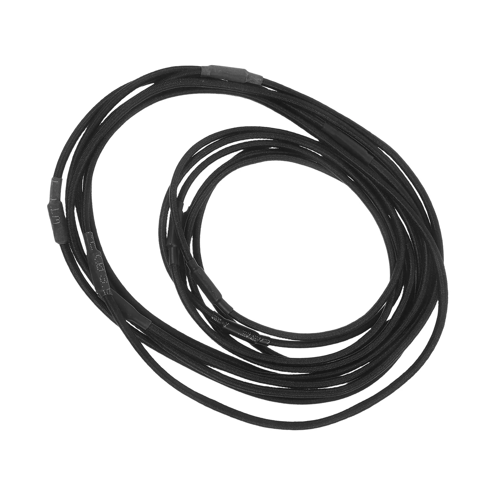 

12Pcs Microphone Shock Mount Elastic Bands Black Rubber Rings Universal Replacement Clips Anti-Vibration Shock Absorption Mic