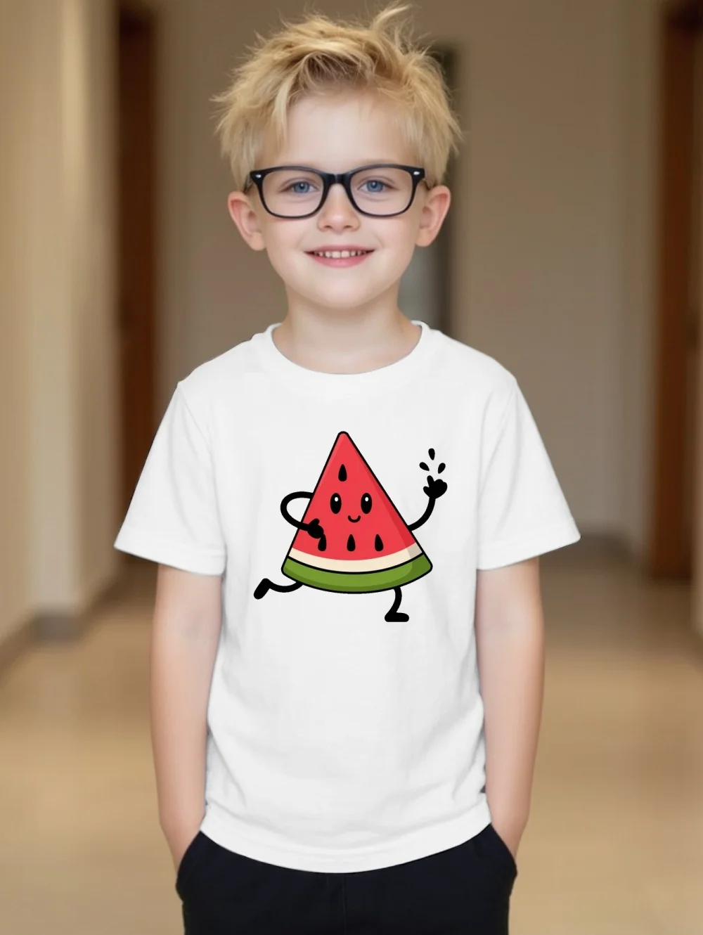 

Summer New Children's Clothing T-Shirts for Boys Fashio Fruit 3D Print Comfort Short Sleeve d T-Shirt Outdoor Sports T-Shirts