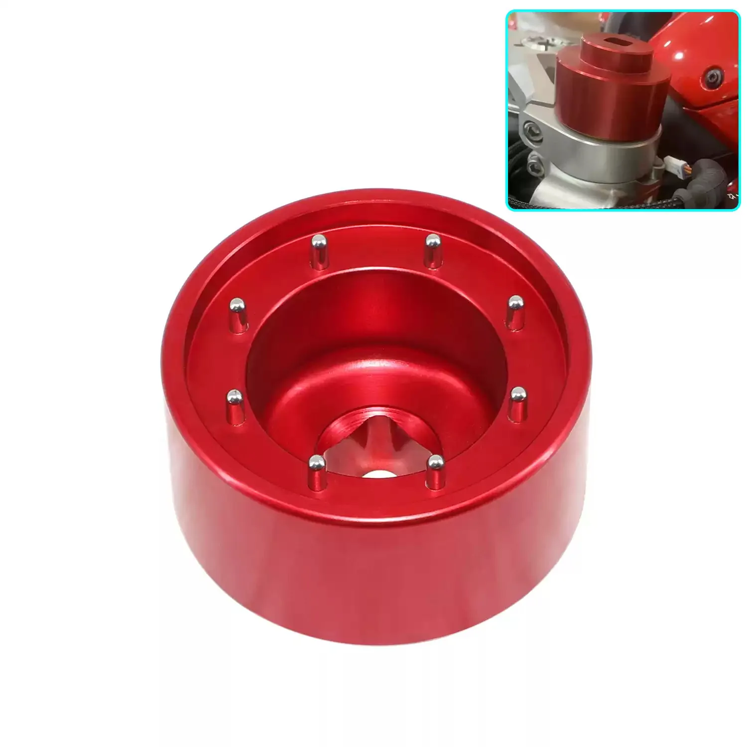 

For Ducati V4/SV4 & for Yamaha M1/CBR1000RR/V2 - New Olympus Shock Upper Cover Removal Tool