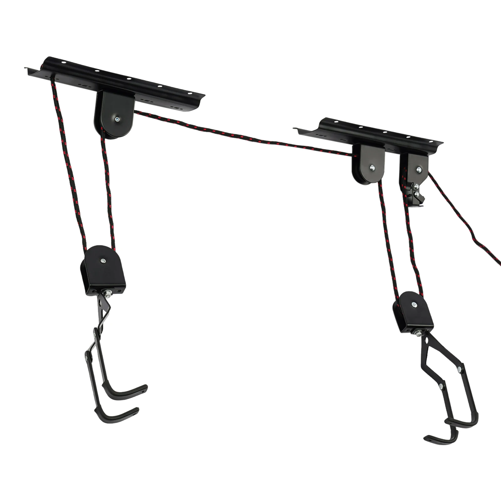 

Стойка для демонстрации велосипедов Вешалки для велосипеда Подъемник для хранения Потолочное крепление для горных велосипедов с 1 подвесной стойкой, 2 ремнями