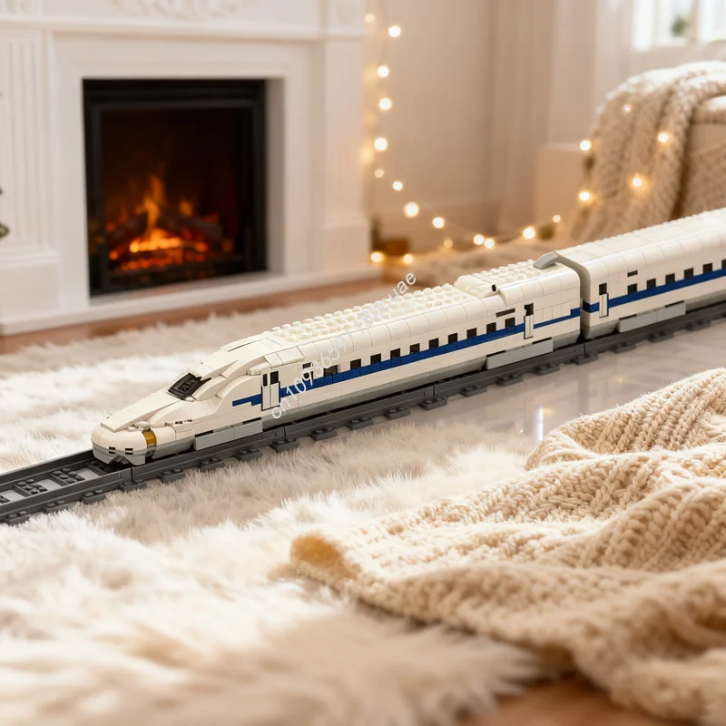 

2871pcs MOC Shinkansen Bullet Train 1 Scale Trained Model Building Toy Blocks Christmas Gift Construction DIY Creative Idea Kids