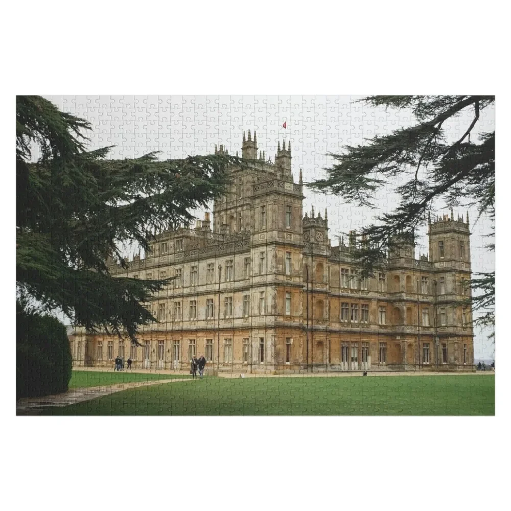 

Highclere Castle / Downton Abbey Jigsaw Puzzle Personalised Jigsaw Baby Wooden Personalised Customized Gifts For Kids Puzzle