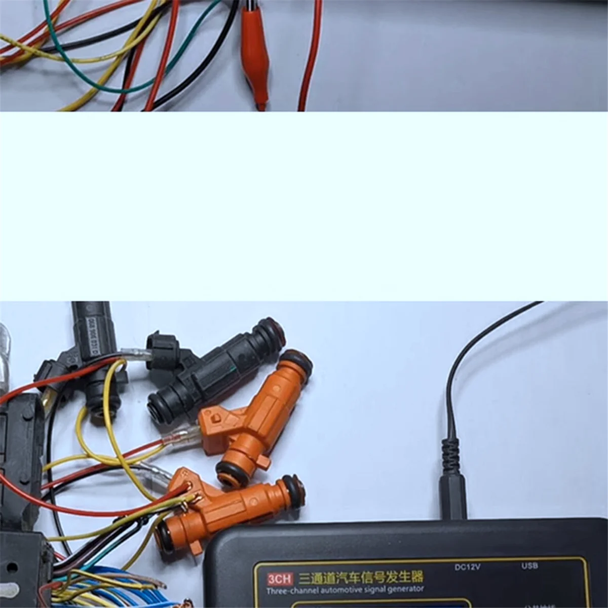 ABYL AM-3CH 3 채널 자동차 신호 발생기 크랭크 샤프트 캠 샤프트 센서 시뮬레이터 자동차 ECU 컴퓨터 테스터 US 플러그