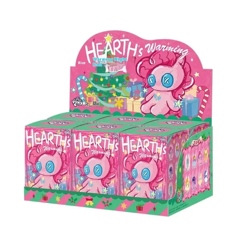 本物のリトルポニー ブラインドボックス ヒーター ナイトドールシリーズ ブラインドボックス クリスマス ピンキーパイ レインボーダッシュ ソフトドール ペンダント ぬいぐるみ ギフト