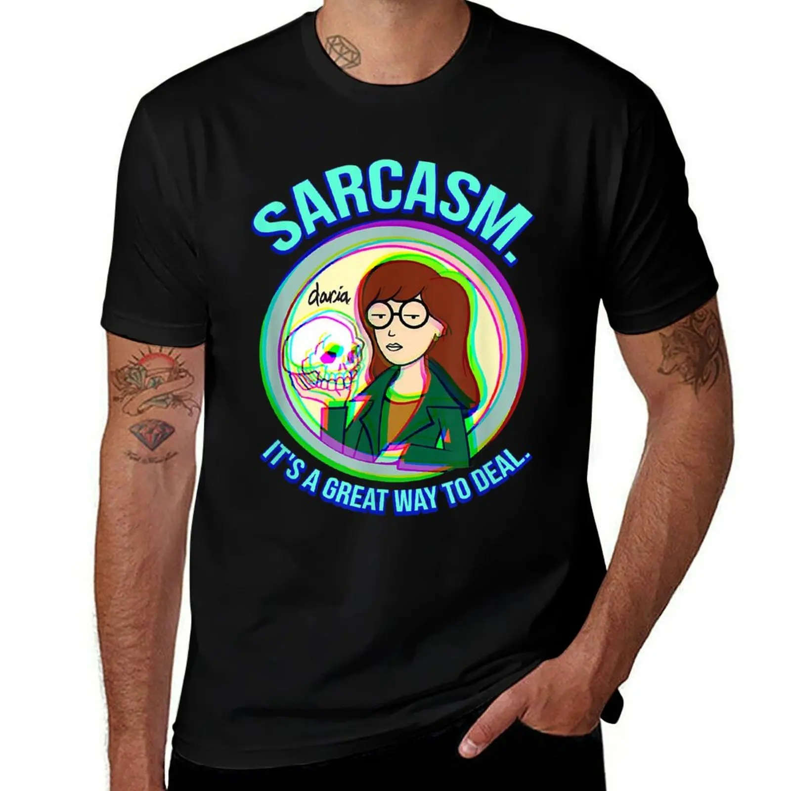 

Sarcasm Daria Mademarks x T-Shirt Work Comfort T-Shirt for Men
