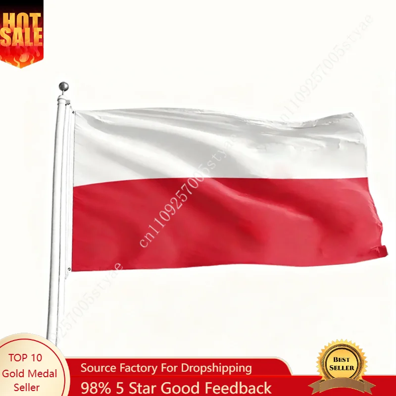 

Флаг Польши, национальные флаги Польши, украшение на стену, знак, баннер, постер для улицы, дома, 90x150 см, флаги Республіки Польши