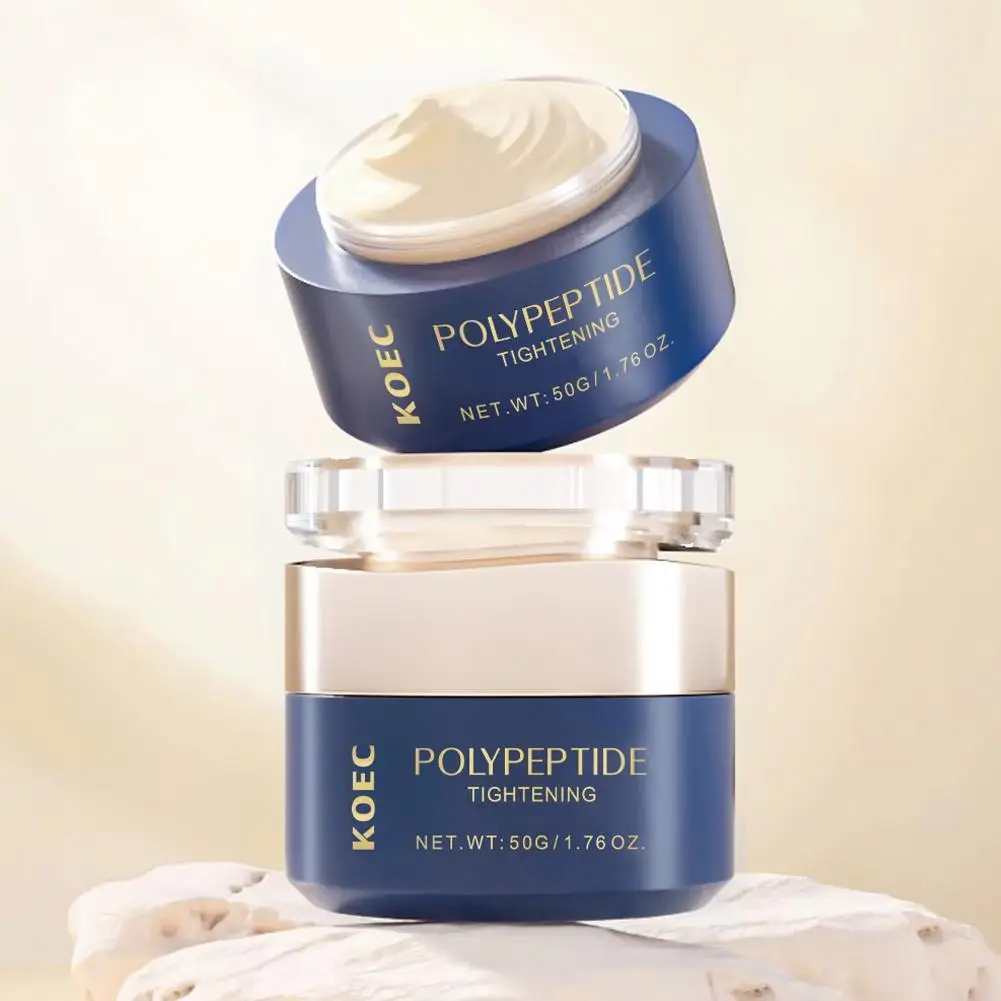 50g KOEC Polypeptide Firming Moisturizing Face Cream Reducing Fine Lines Smoothing Anti-wrinke Revitalizing Deep Hydrating Cream