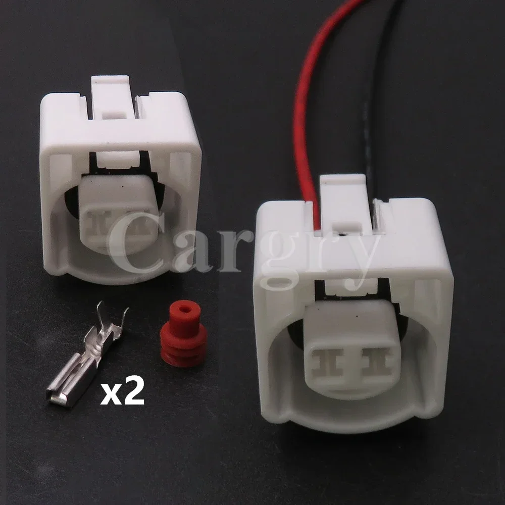 1 Set 2P Car Replacement Socket Parts Auto Wire Adapter AC Assembly Automobile Plastic Housing Unsealed Connector