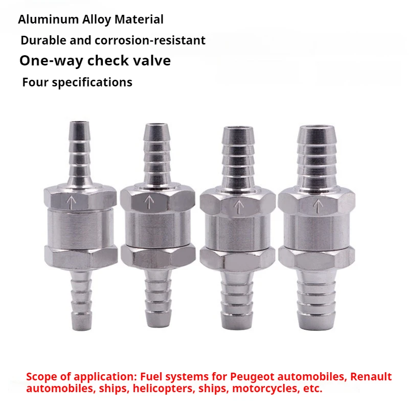 High Quality Check Valve Tool 10mm Inline Non Return Single Way Tube Hose Valve 6-12mm Parts