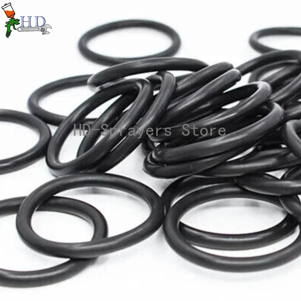 50/100PCS 1006324 Black Fluorine Glue O-Ring 12x1 MM FPM75 For Gema GA03 Spray Gun