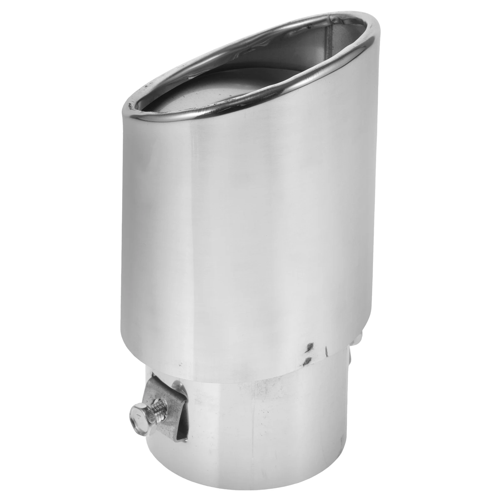 

Stainless Steel Single Exhaust Tip For Truck Car Tail Adapter Durable Lightweight Replacement Car Exterior Accessories Vehicle