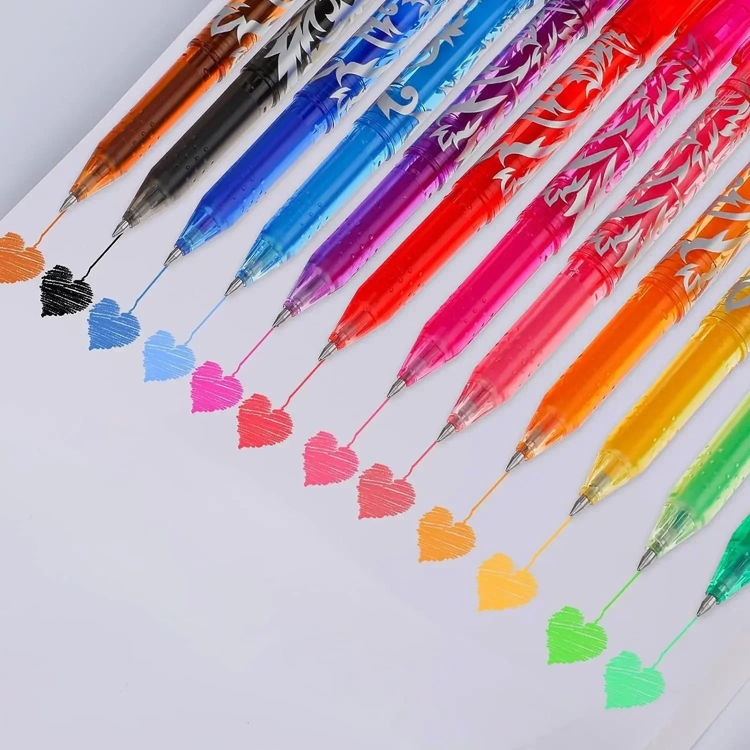 8/12 Pcs/Set Multi-color Erasable Gel Pen 0.5mm Kawaii Pens Writing Creative Drawing Tools Office School Supply Stationery