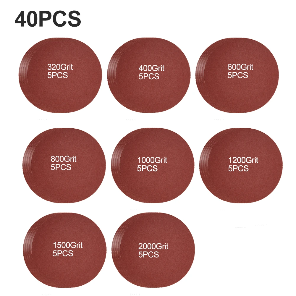 

Набор круглых абразивных дисков из оксида алюминия для профессионального использования в деревообработке и автомобилестроении, для самостоятельного ремонта и замены