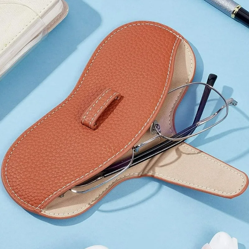 Dust Proof Glasses Bag Leather Eyeglasses Case Prevent Damage Portable Spectacles Storage Bags Sunglasses Box Eyewear Accessory