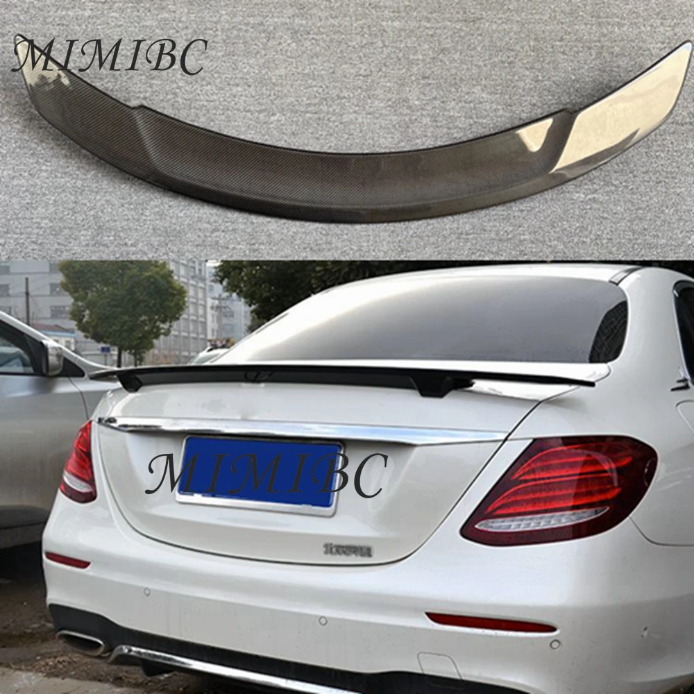 

FOR Mercedes-Benz E-Class W213 4Door Sedan RT Style Carbon Fiber Rear Spoiler Trunk Wing 2016-2023 FRP Forged carbon