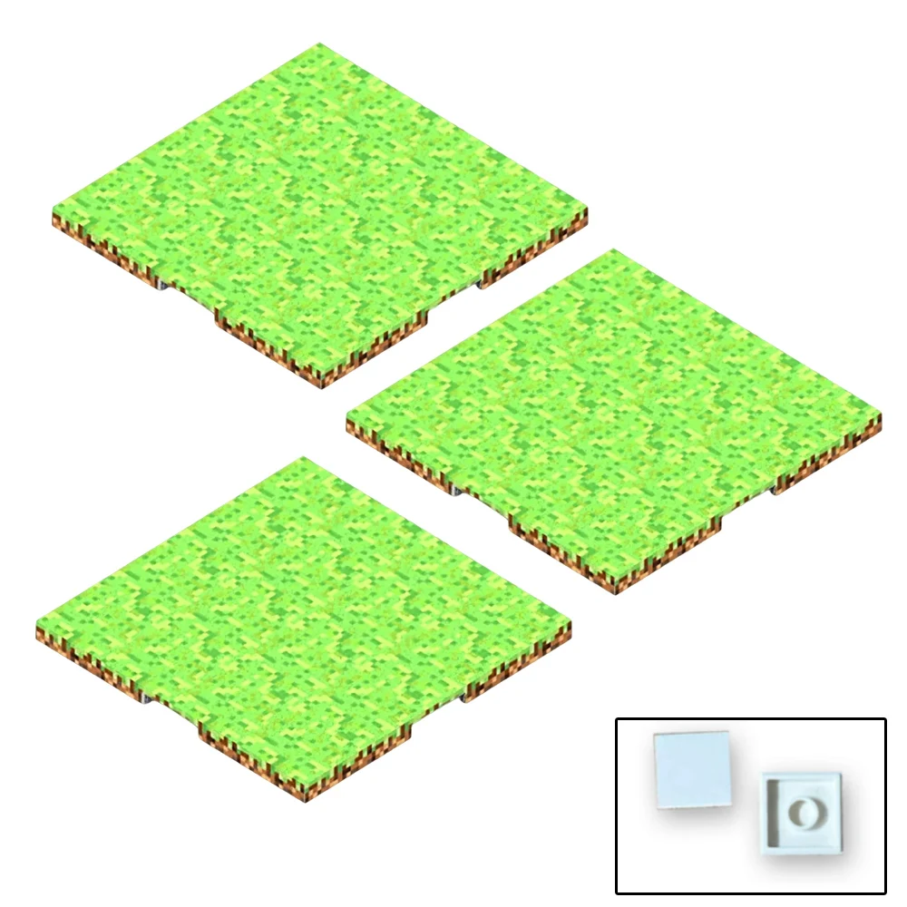 Piastra base magnetica per blocchi da costruzione, adatta per bambini: una piastra base per impilare blocchi magnetici, realizzata in durevole