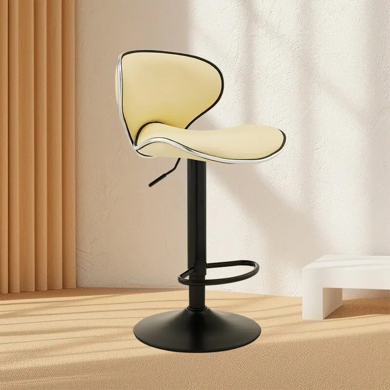 Comfortable Nordic Bar Chairs Hairdressing Cream White Designer Gaming Modern Bar Chairs Beach Computer Cadeira Trendy Furniture