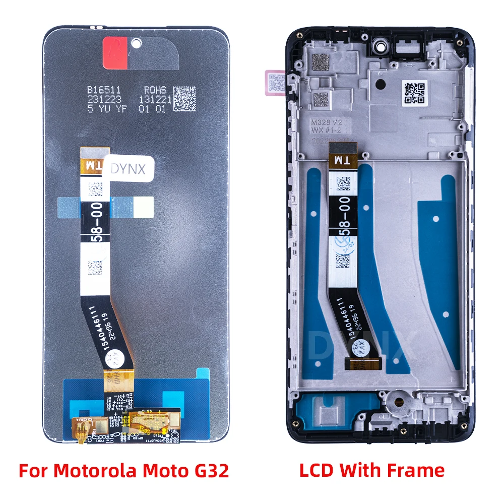 6.5\'\' For Motorola Moto G32 LCD Display Touch Screen Digitizer Assembly Replacement Repair Parts For Moto G32 G73 Display