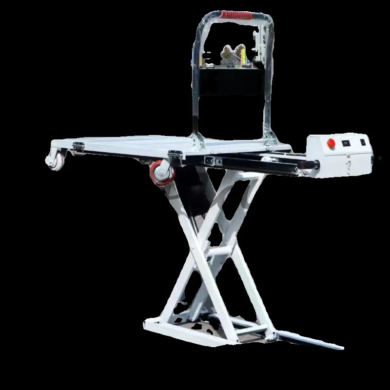 Plataforma autoescalada, carrinho de motorista, levantamento hidráulico elétrico, transporte portátil a bordo, tesoura, mesa móvel tr