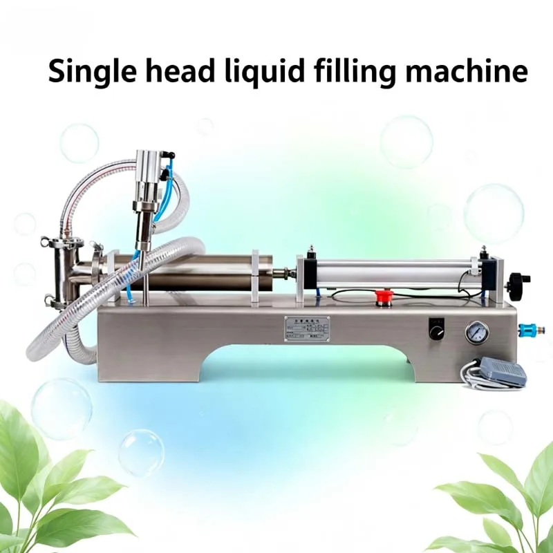 

Automatic Single Head Liquid Filling Machine High Temperature Heat Resistance Filler