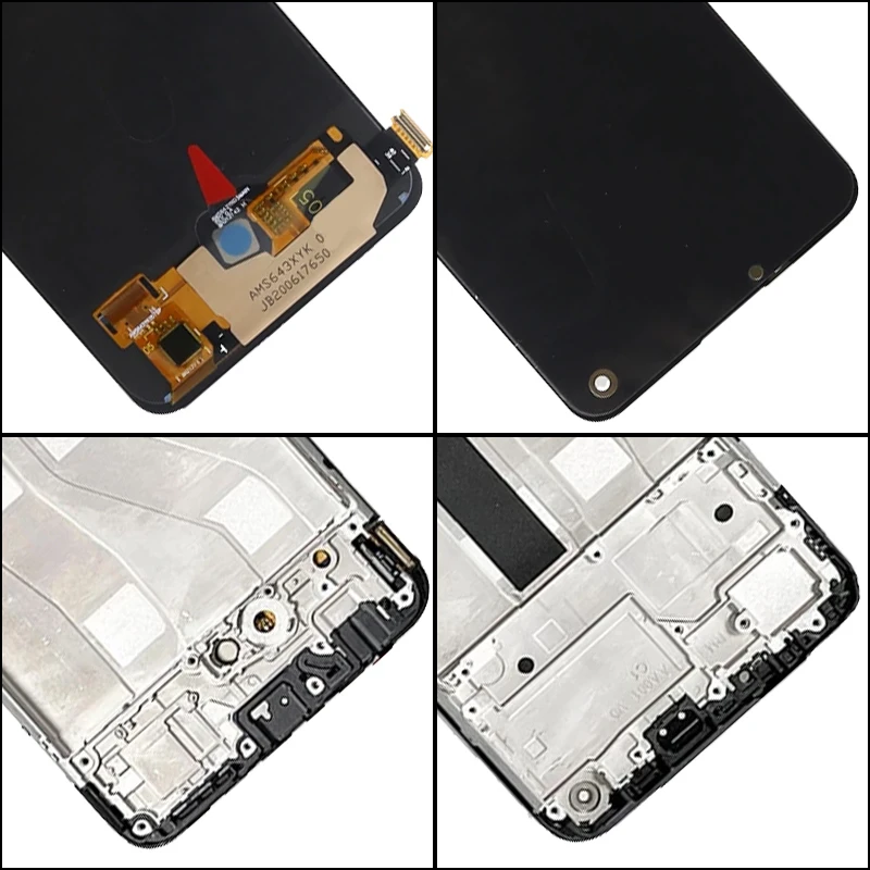 Super AMOLED For Oppo A74 LCD Display For OPPO A74 4G CHP2219 LCD Touch Screen Digitizer Assemby With Frame