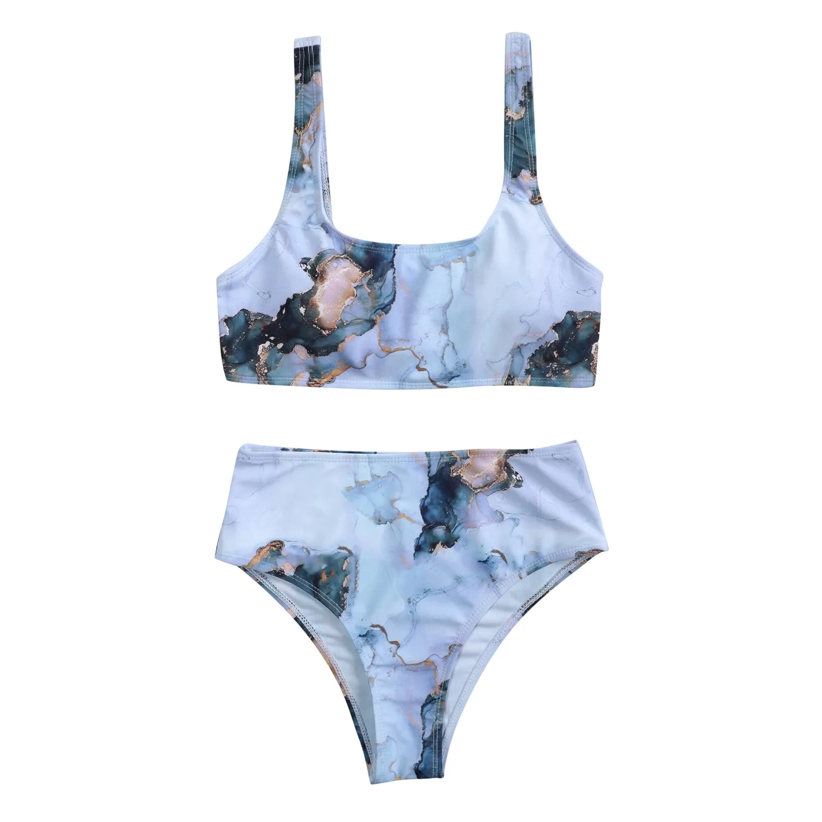 Women Striped Push Up High Cut Hight Waist Bikini Set Two Piece Swimsuit Bikini Sexys Atrevidos Conjunto Mujer Слитные купальни