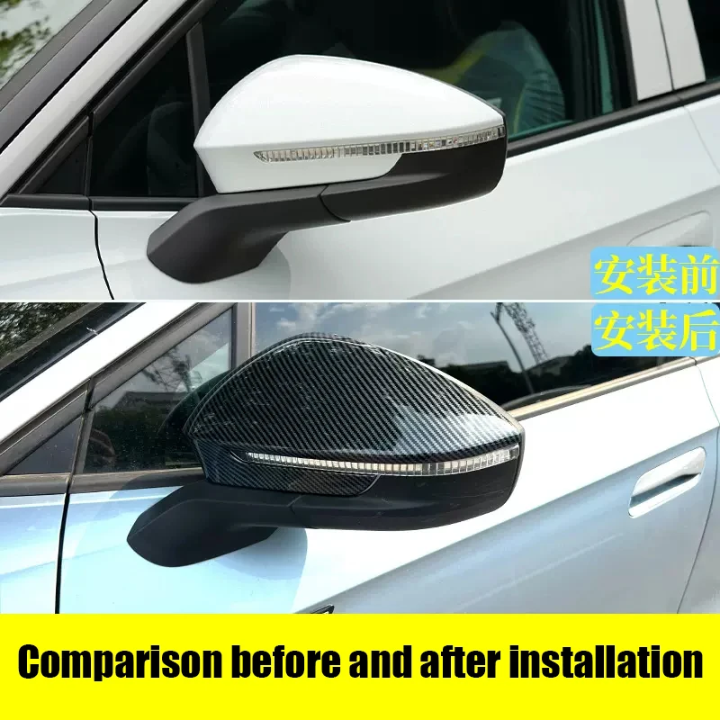 غطاء واقي للمنظر الخلفي من مادة ABS ، غطاء لامع مزخرف لفولكفو ، ID.4 ، ID4 ، مرآة ، ، من من فولكس فاجن ، #4