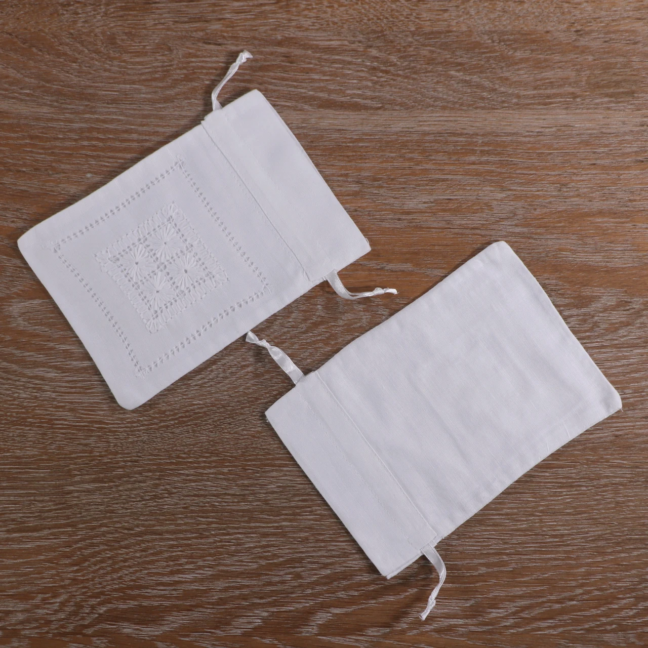 B032 White 1 piece Linen cotton 5\