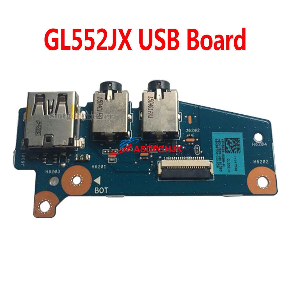 Original USB Audio Jack Board For ASUS GL552 GL552J GL552JX Laptop 100% TESED OK