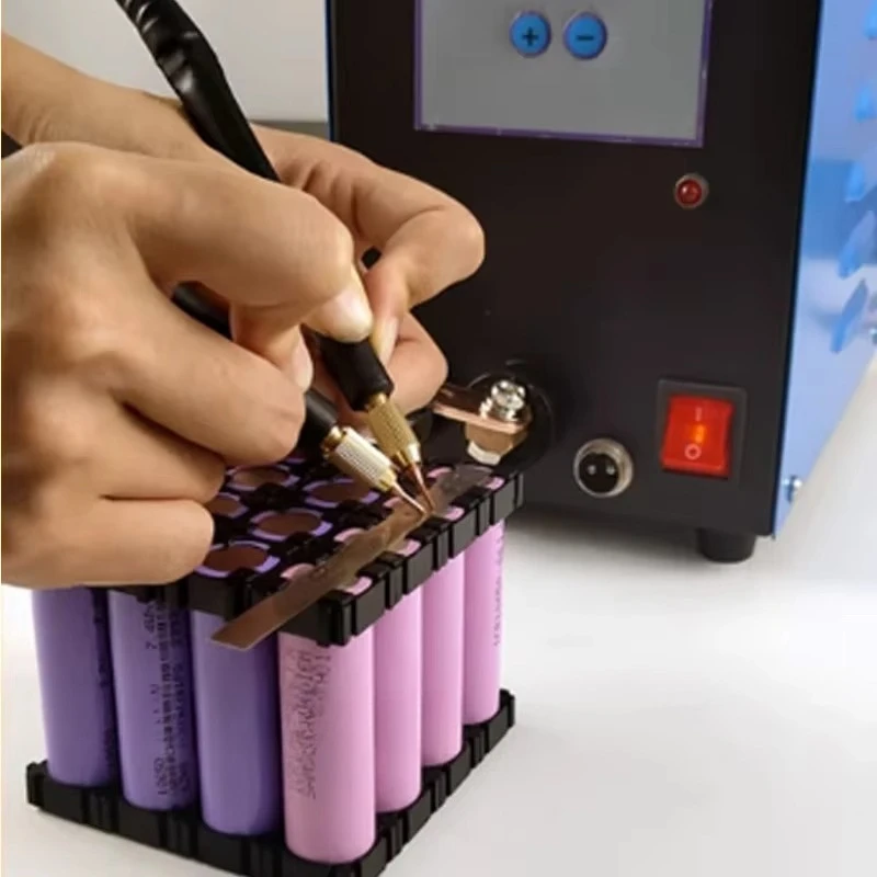 JST-4 5000W Electric Welders Spot Welder Digital Display DIY Treadle Type Spot Welding Machine For 18650 Battery Nickel Strip