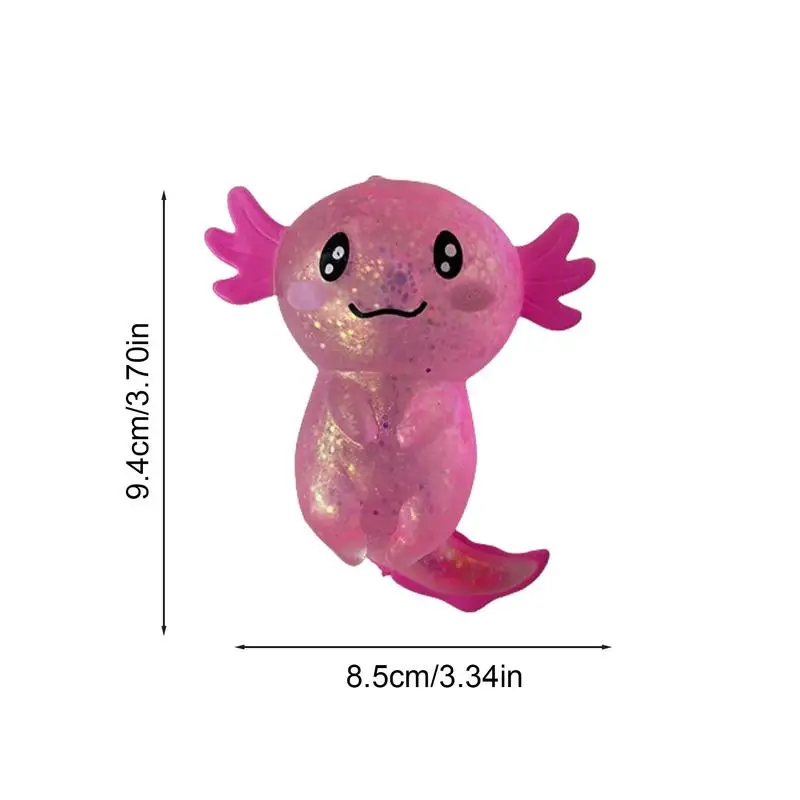 Axolotl Fidget juguete para apretar, Juguetes Divertidos y lindos para aliviar el estrés, juguetes flexibles para niños y adultos, juguetes sensoriales