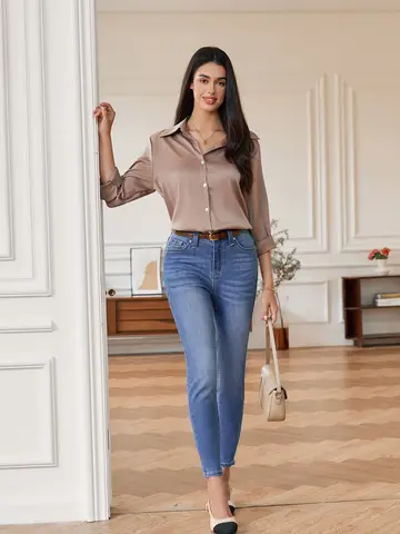 8 best sales ऊँची कमर वाली जींस - №5