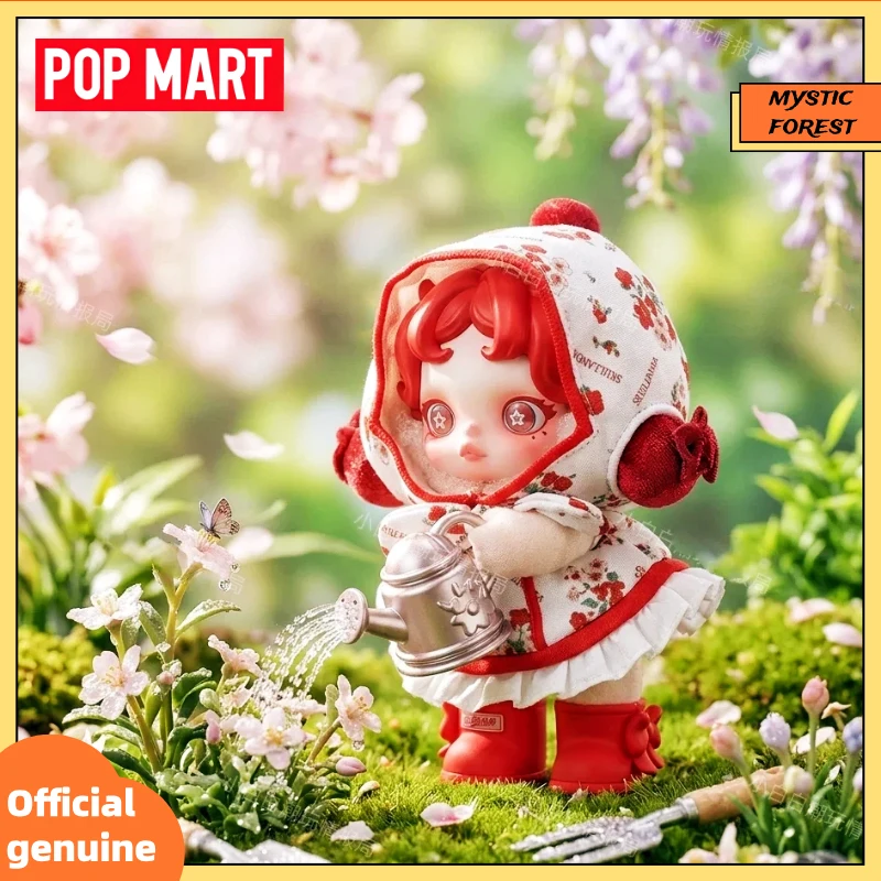 

Authentic POP MART New Skullpanda In Blooming Flowers Pendant Floral Printed Earphone Case Collectible Skullpanda Blind Boxes