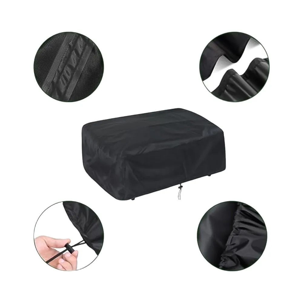 Waterproof Cover for Plancha For Grills with 420D Fabric Resistance UV Protection and Tight-Fit Drawstring Enclosure