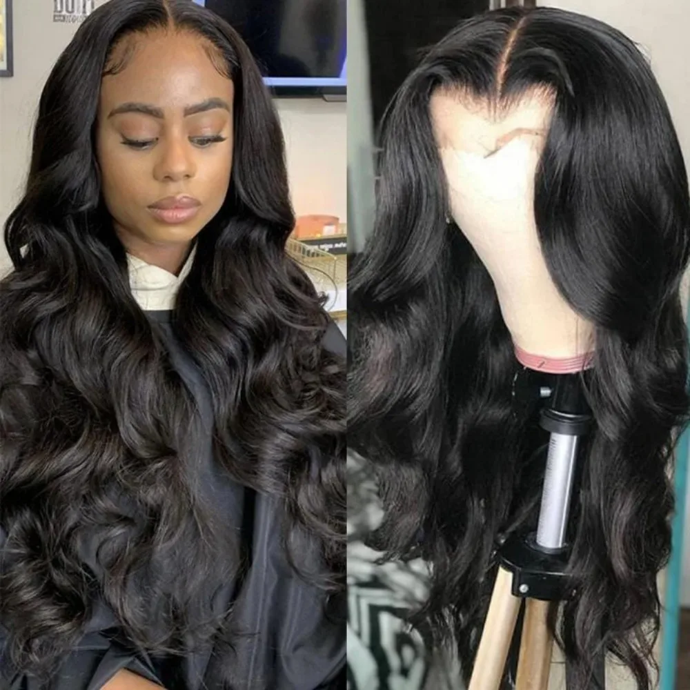 

40-дюймовые парики с волнистыми волосами и HD-кружевной вставкой 7x6, 100% натуральные человеческие волосы, парики с HD-кружевной вставкой 13x4, 13x6 для женщин, предварительно выщипанные, из бразильских волос