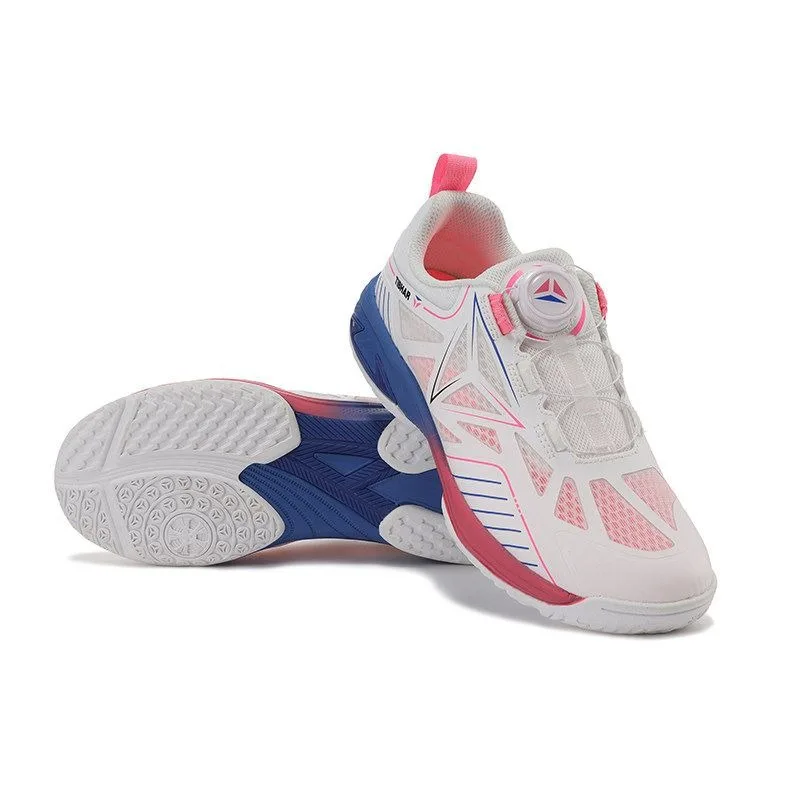 Original Brand Comfortable Breath Badminton Training Shoe Designer Quick Lacing Table Tennis Shoe Professional Badminton Shoe