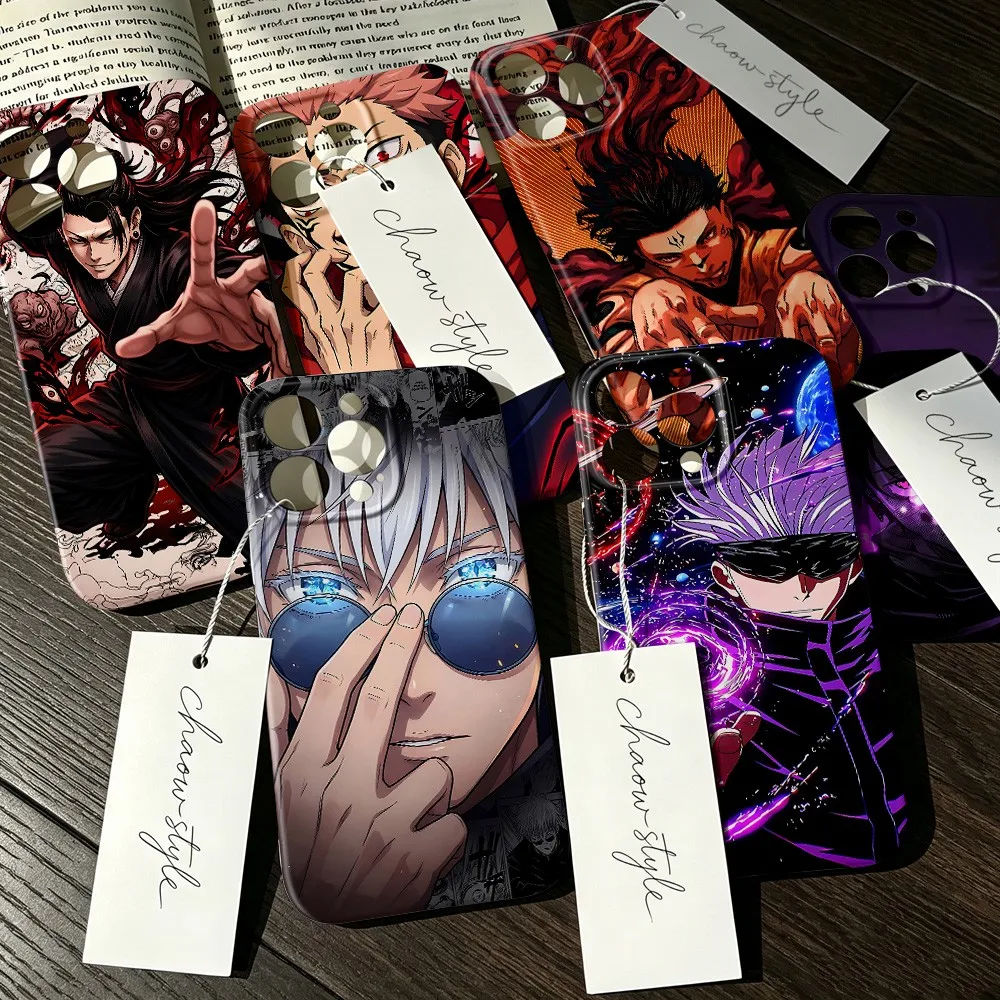 Jujutsus Kaisens Phone Case for Samsung Galaxy S20 S21 S22 S23 S24 S25 S26 FE Plus Ultra 4G 5G Glossy Film Hard PC Cover