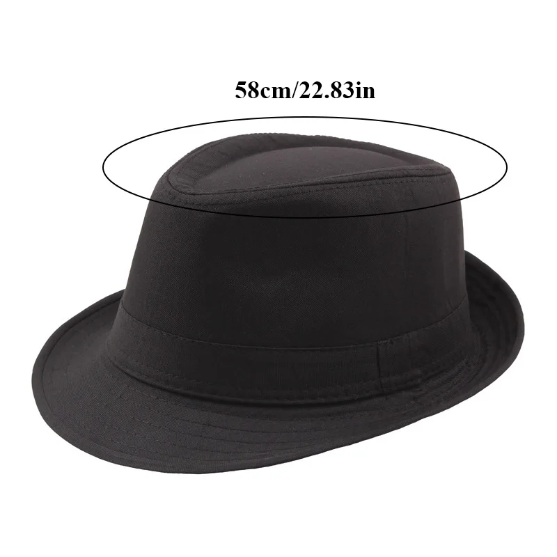 2022 Fashion Adult Bowler Hats Top Jazz Hat Sun Hat Classic Men\'s Hats Retro Summer Old Man Curling Sun Protection Outdoor Hat