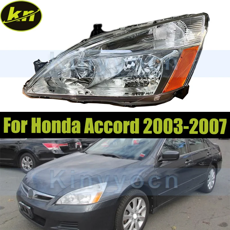 

Американская версия переднего бампера, фара для Honda Accord 7th 2003-2007 CM4 CM5 CM6, головной светильник, головной фонарь