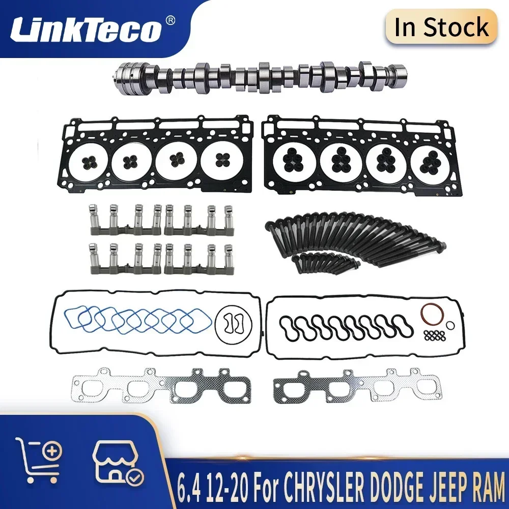 Auto Engine Parts MDS Lifters Rollers Camshaft Kit Fits 6.4 L 12-20 For CHRYSLER 300 DODGE CHALLENGER JEEP GRAND CHEROKEE RAM