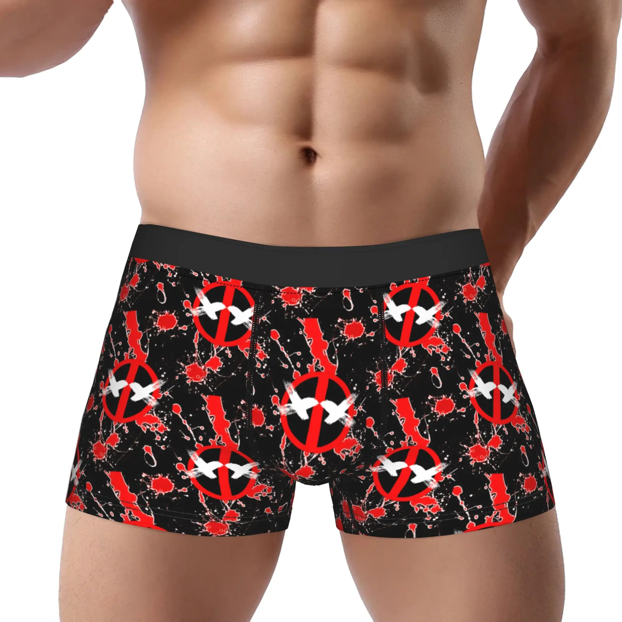 

adults 18 plus boxers Deadpool Underpants Homme Panties Men's Underwear Comfortable Shorts Boxer Briefs