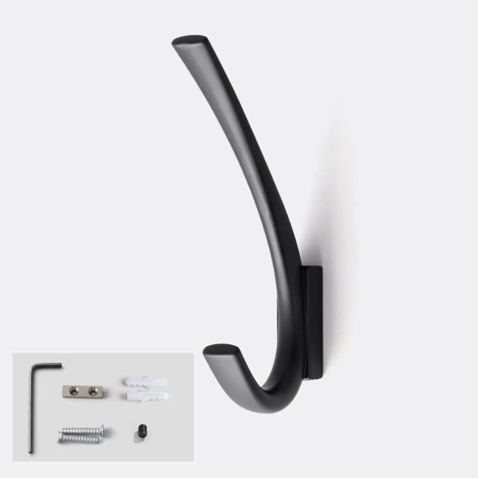 Coat Hook Clothes Hanger Decorative Wall Mounted Hanging with Screws Holder Rack for Bag Robe Towel Entryway Kitchen