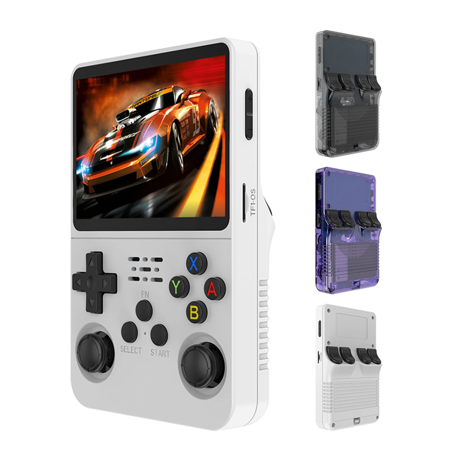 R36S Retro Handheld Video Game Console Linux System 3.5 Inch IPS Screen Portable Pocket Video Player R35S 64GB Games