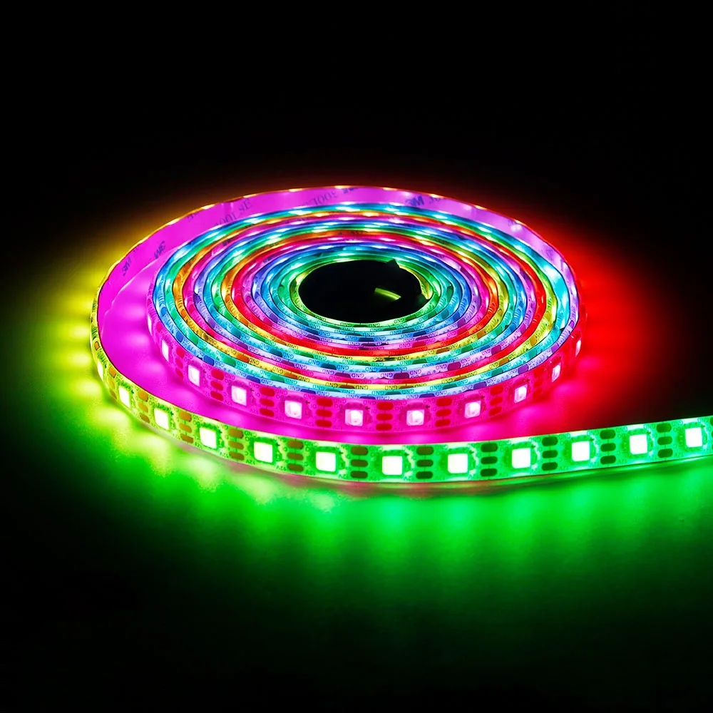 DC12V LC8816E Similar SK6812 RGBW 4 IN 1 Individually Addressable LED Strip 5050 60/120Leds/m RGBWW Smart Light Tape IP30 65 67